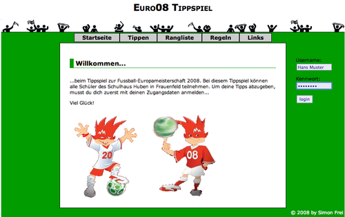 Das Tippspiel zur EURO Das Tippspiel zur EURO